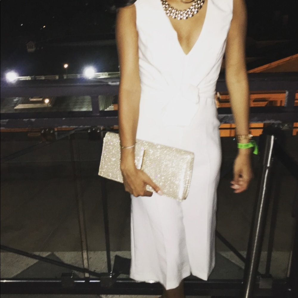 White jumpsuit
